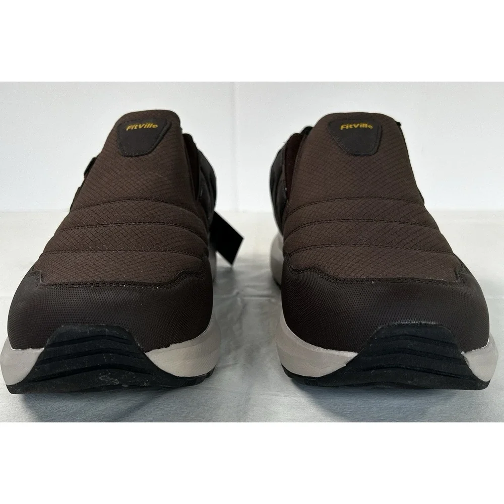 NWT FitVille Men's Explorer Outdoor Slip-On Shoes V2 Size 15 EXTRA WIDE FIT
